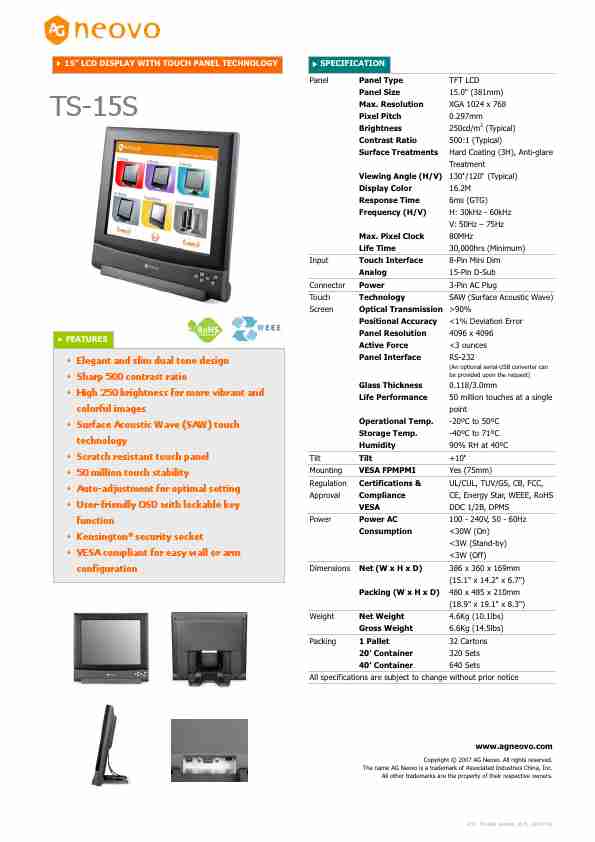 AG Neovo Computer Monitor TS-15S-page_pdf